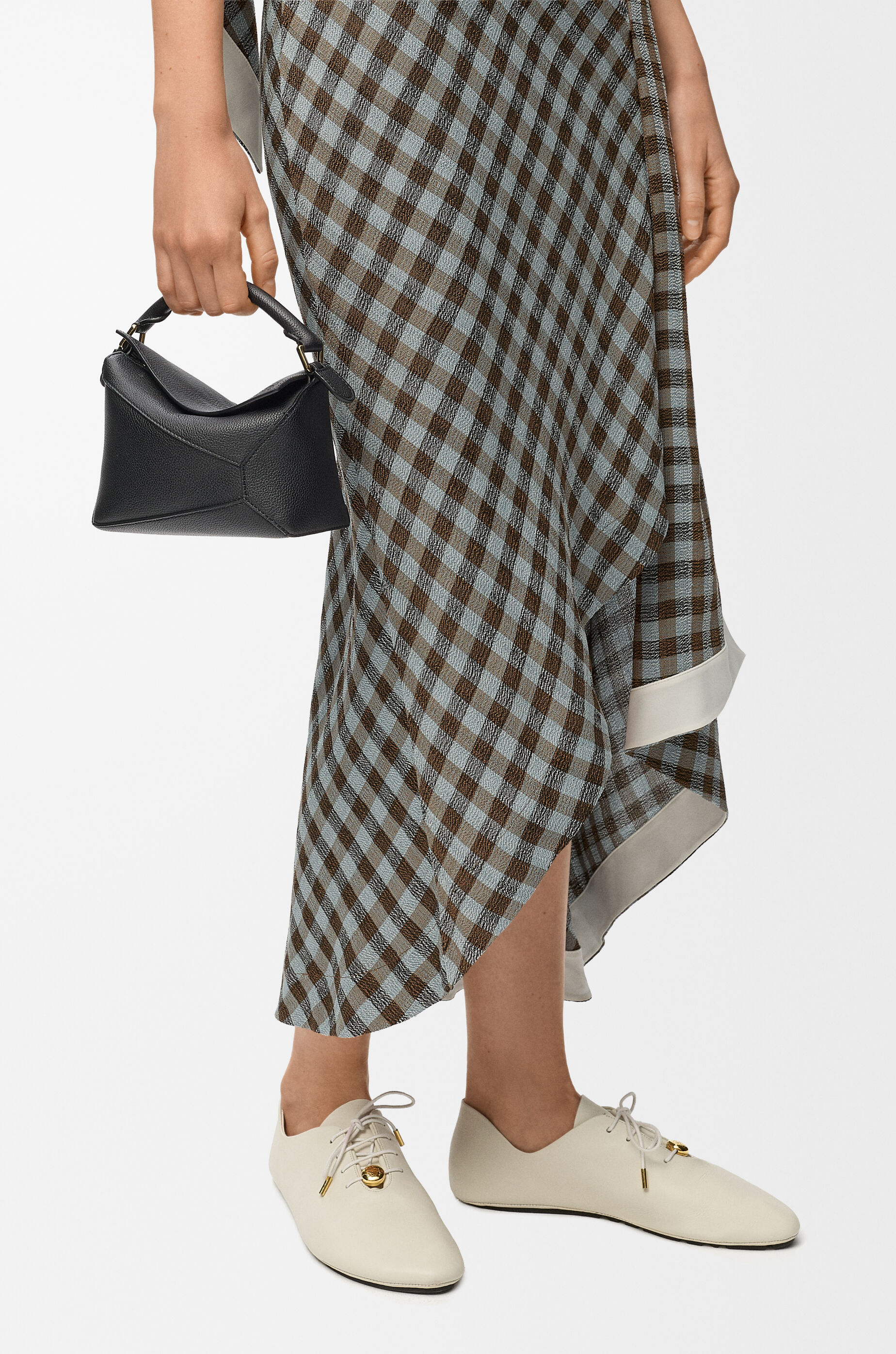 Mini Puzzle Edge bag in soft grained calfskin Black - LOEWE USA