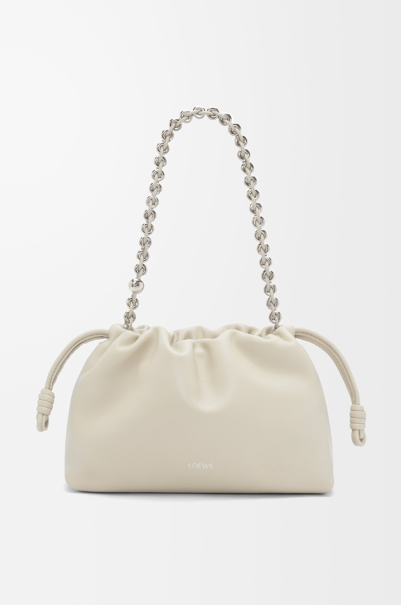 LOEWE Medium Flamenco purse in mellow nappa lambskin Sea Salt plp_rd
