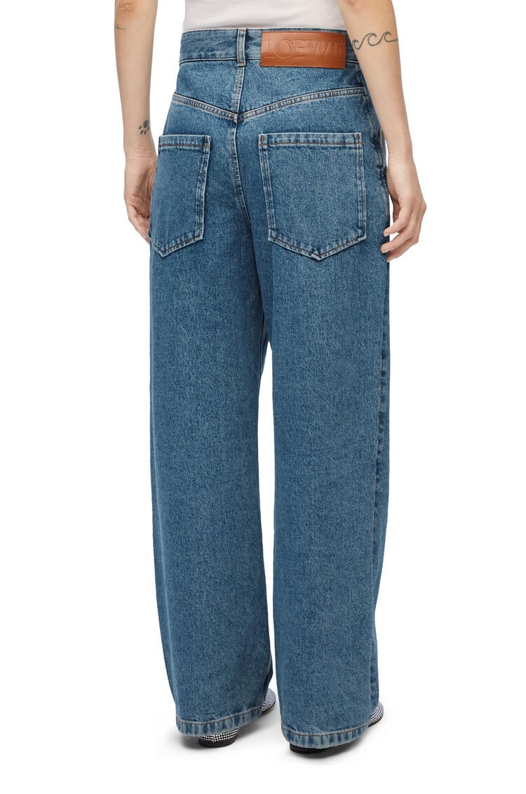 LOEWE Anagram baggy jeans in denim Jeans Blue