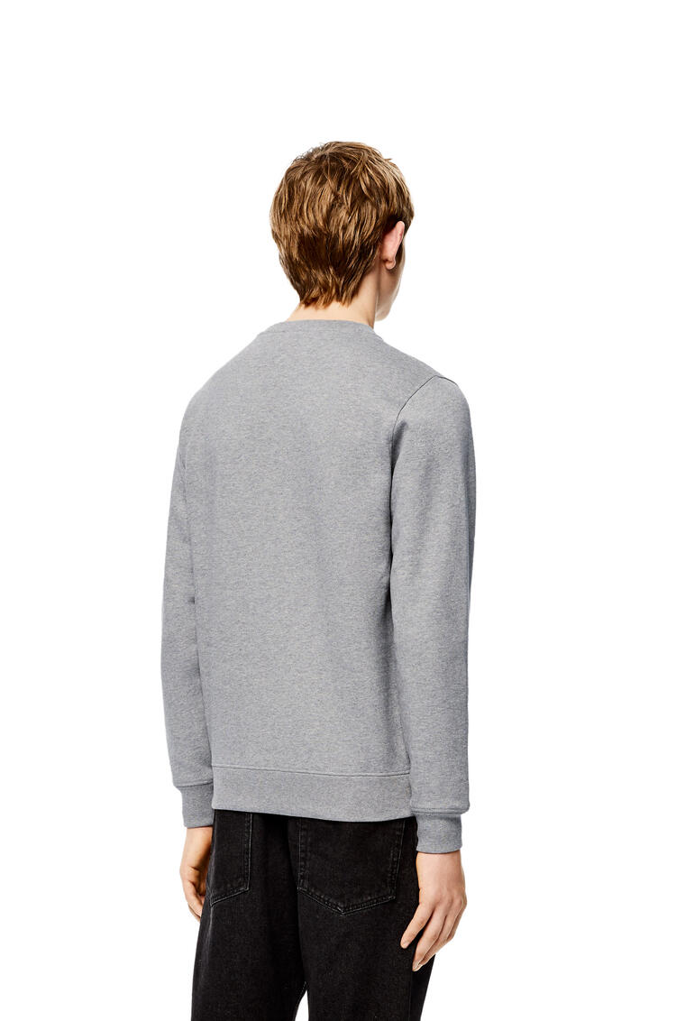 LOEWE Anagram sweatshirt in cotton Grey Melange pdp_rd
