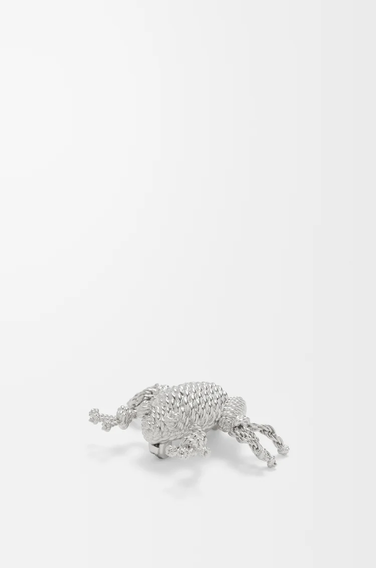 LOEWE Spilla rana Argento