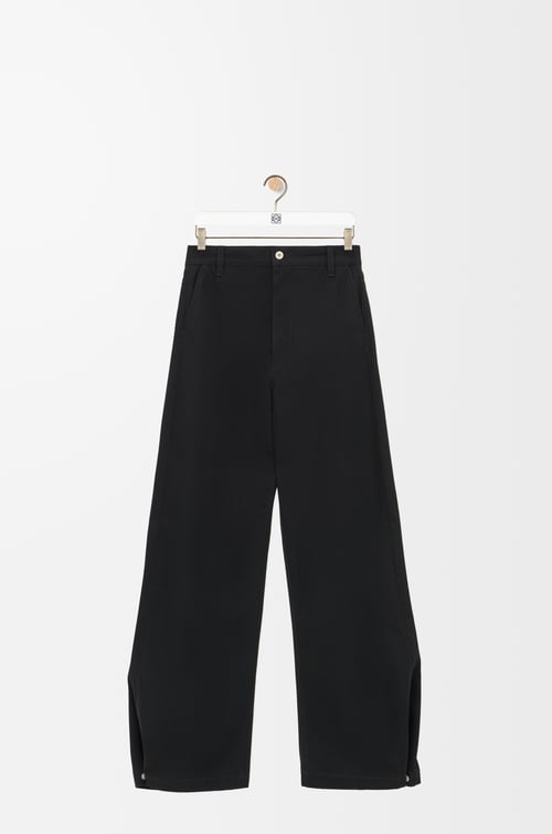 LOEWE Balloon trousers in cotton Black plp_rd