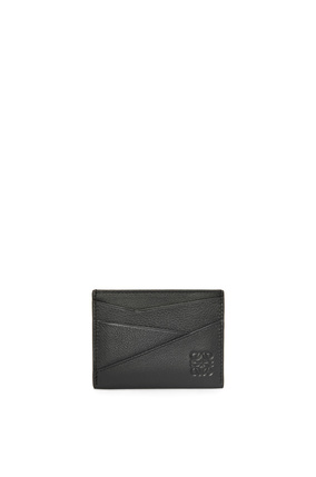 LOEWE Puzzle Edge plain cardholder in classic calfskin Black