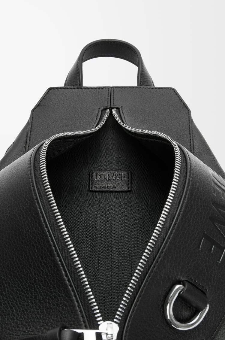 LOEWE Small Convertible backpack in classic calfskin Black