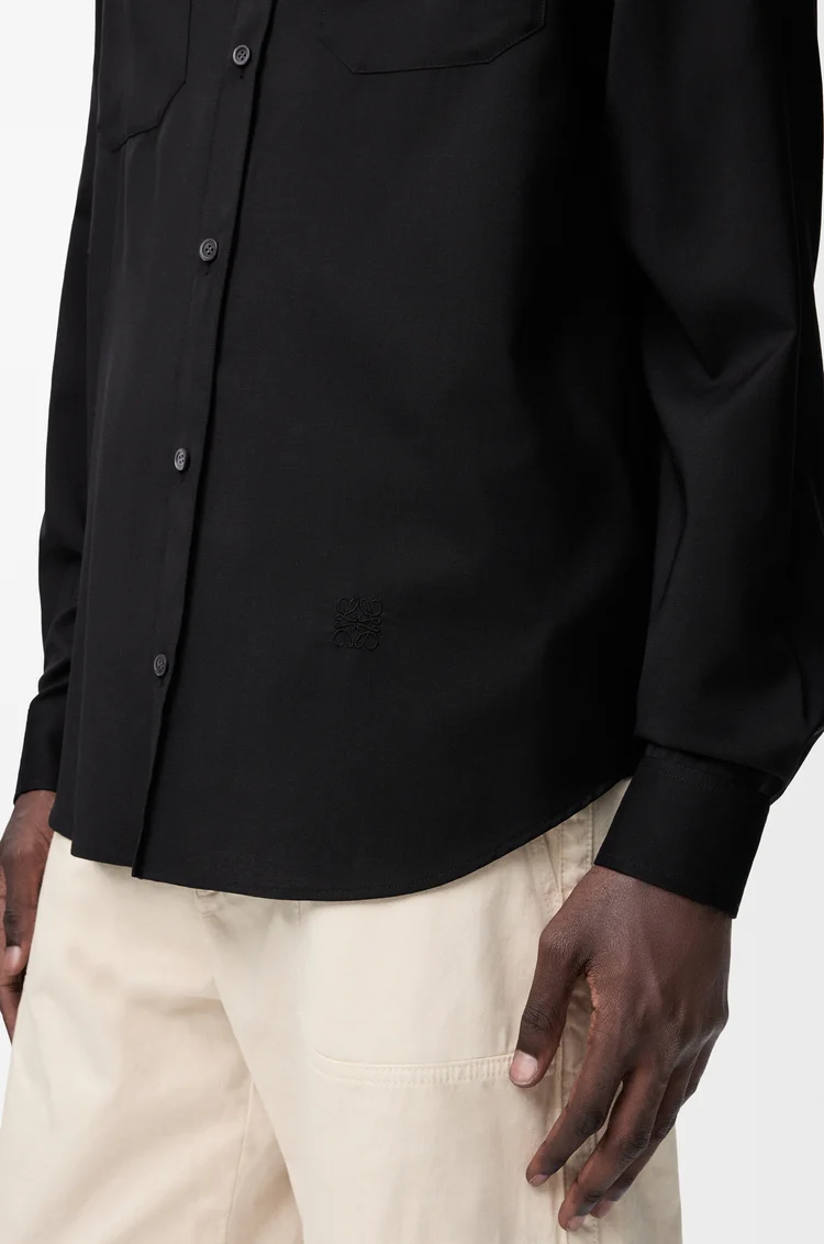 LOEWE Camicia in lana Nero