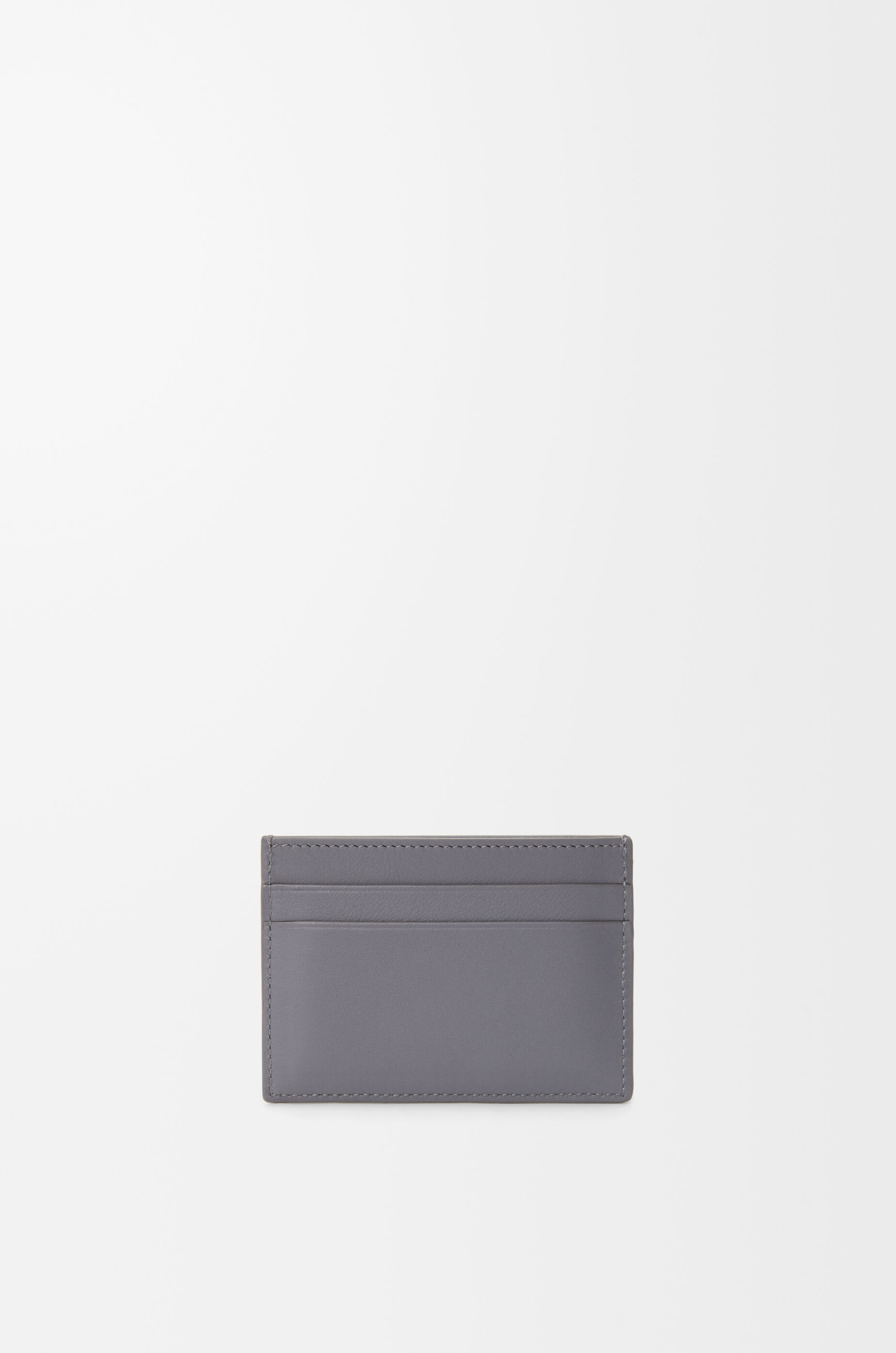 プレーン カードホルダー（ナパカーフ） グレー - LOEWE