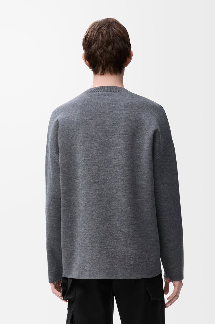 LOEWE アナグラム セーター（ウール） ライトグレーメランジ
