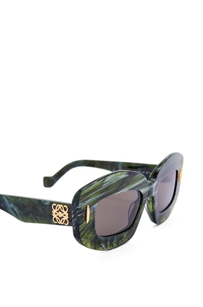 LOEWE Screen sunglasses in acetate Marble Green plp_rd