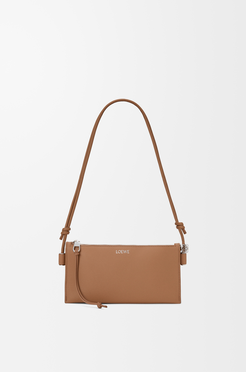 LOEWE Joya pouch in nappa calfskin Mocha