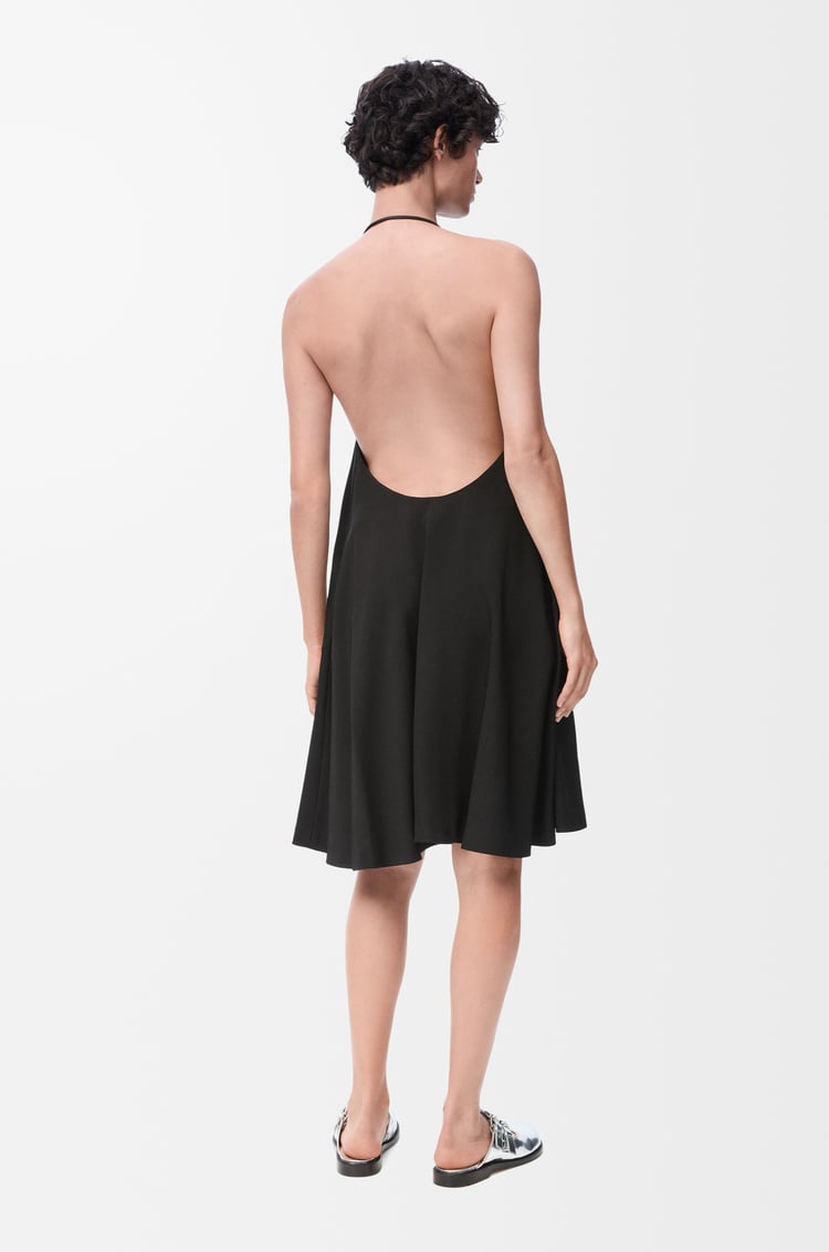 LOEWE Robe Flamenco en viscose stretch Noir