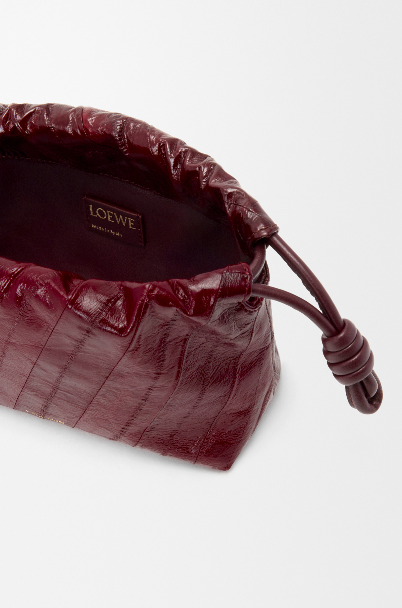 LOEWE 미니 플라멩코 펄스 - 일 버건디