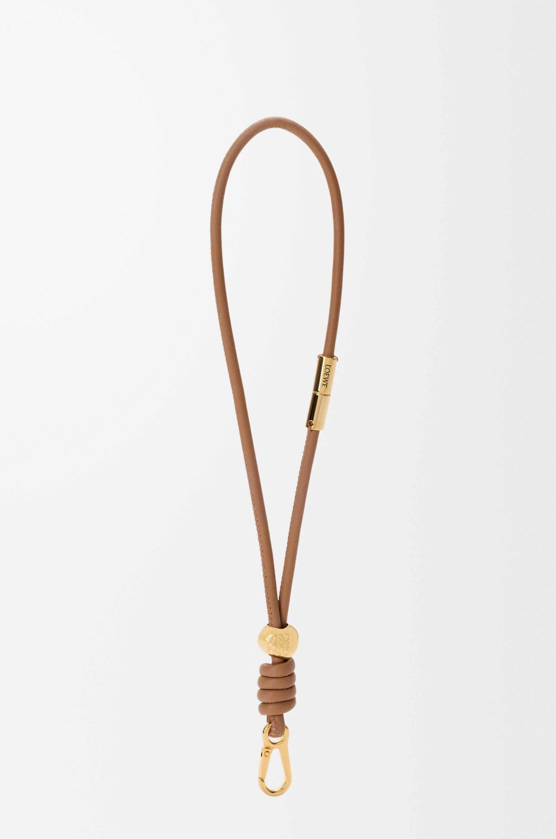 Wristlet in calfskin Brown - LOEWE USA Official Website