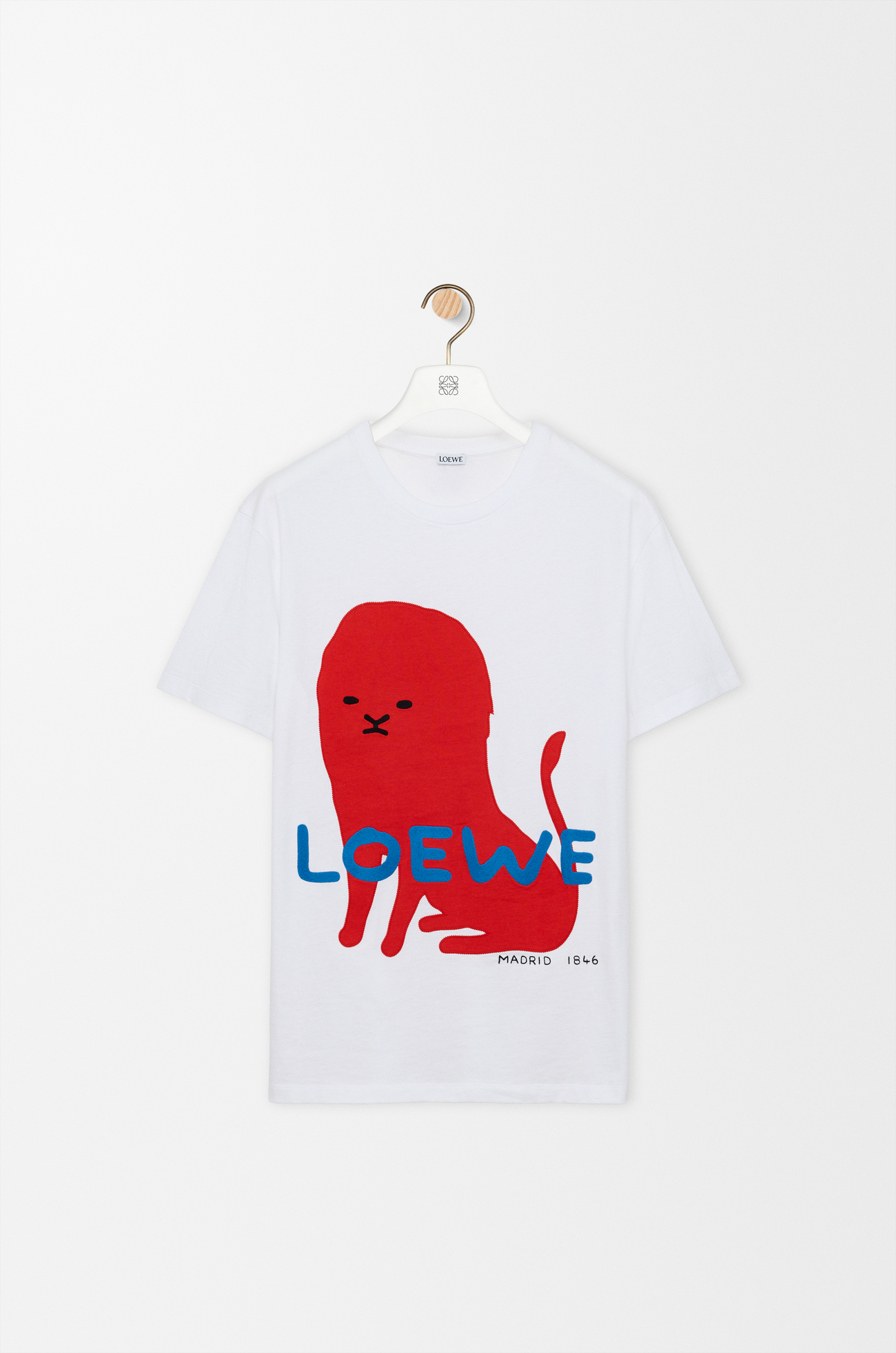 LOEWE Regular fit t-shirt in cotton ホワイト