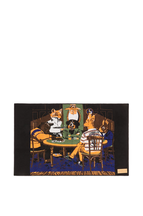 LOEWE Manta Dog Poker Negro/Multicolor plp_rd