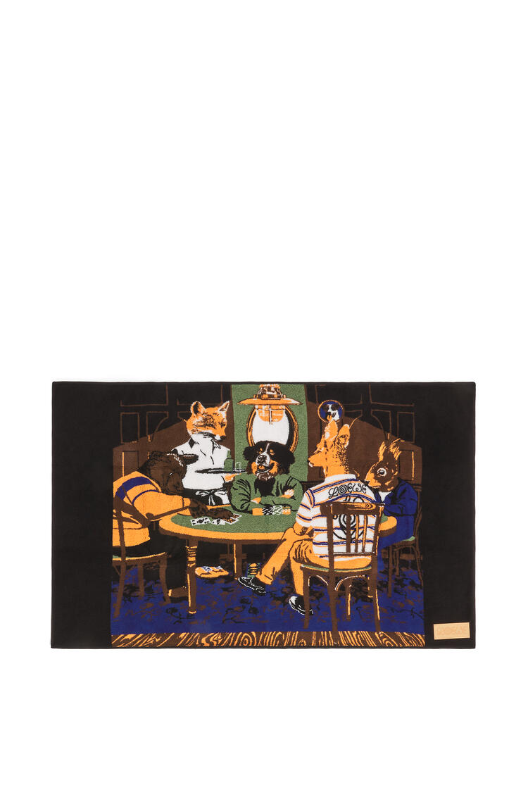 LOEWE Manta Dog Poker Negro/Multicolor