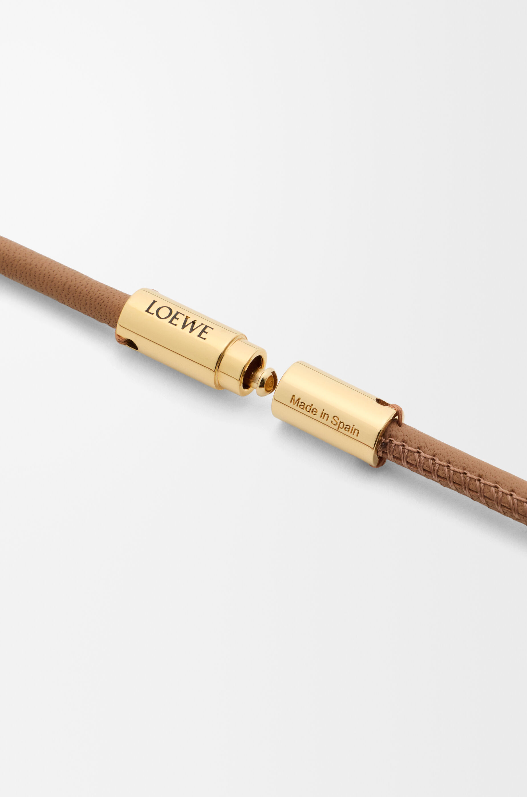 Wristlet in calfskin Brown - LOEWE USA Official Website