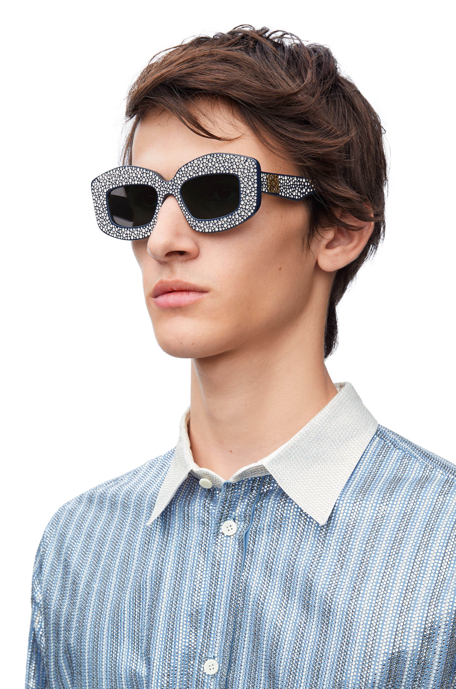 Gafas de sol Pave Screen en acetato Azul Marino LOEWE