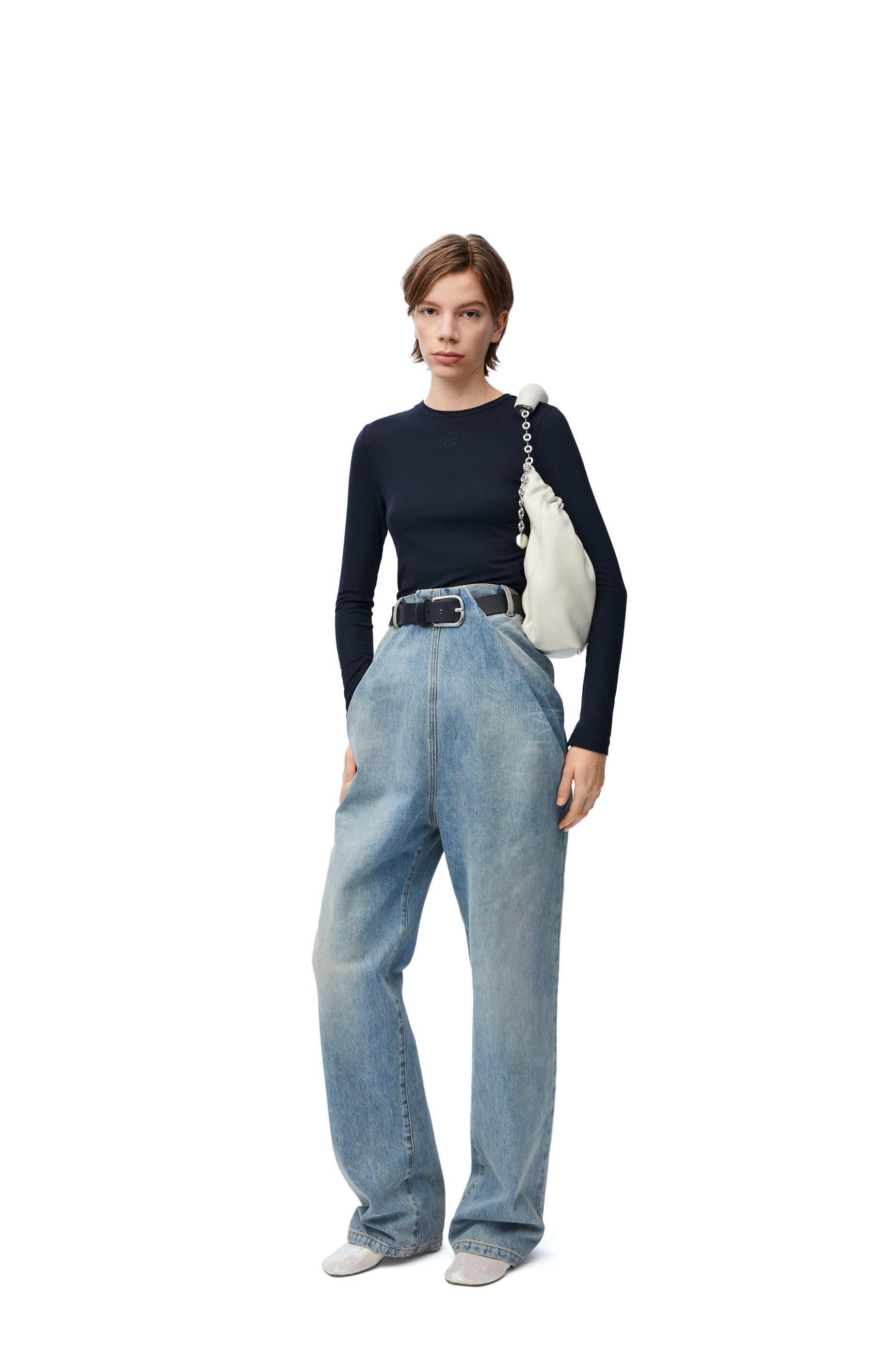 最旬トレンドパンツ 限定LOEWE トップス ロングスリーブ バルーンプリント トップス