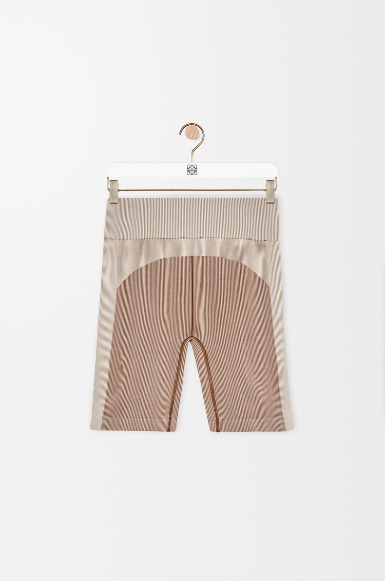 LOEWE Seamless shorts in technical jersey Ivory