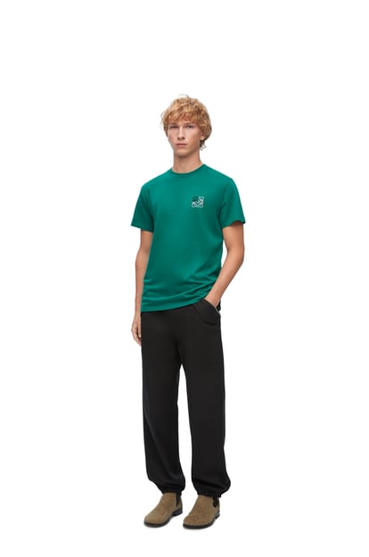 LOEWE Regular fit T-shirt in cotton Green plp_rd