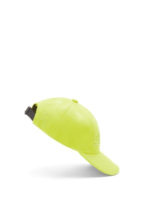 LOEWE 帆布徽標鴨舌帽 Lime Yellow plp_rd