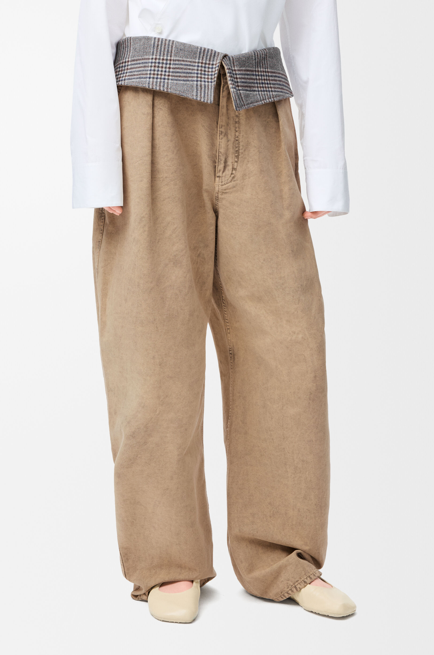 トラウザーズ（コットン） ベージュ - LOEWE Japan official website