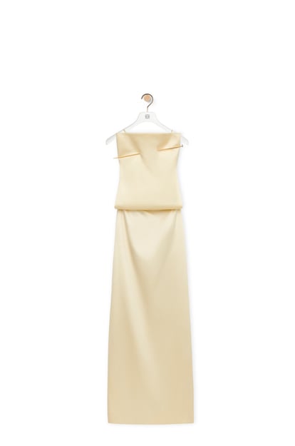 LOEWE Pin dress in silk Pale Banana plp_rd