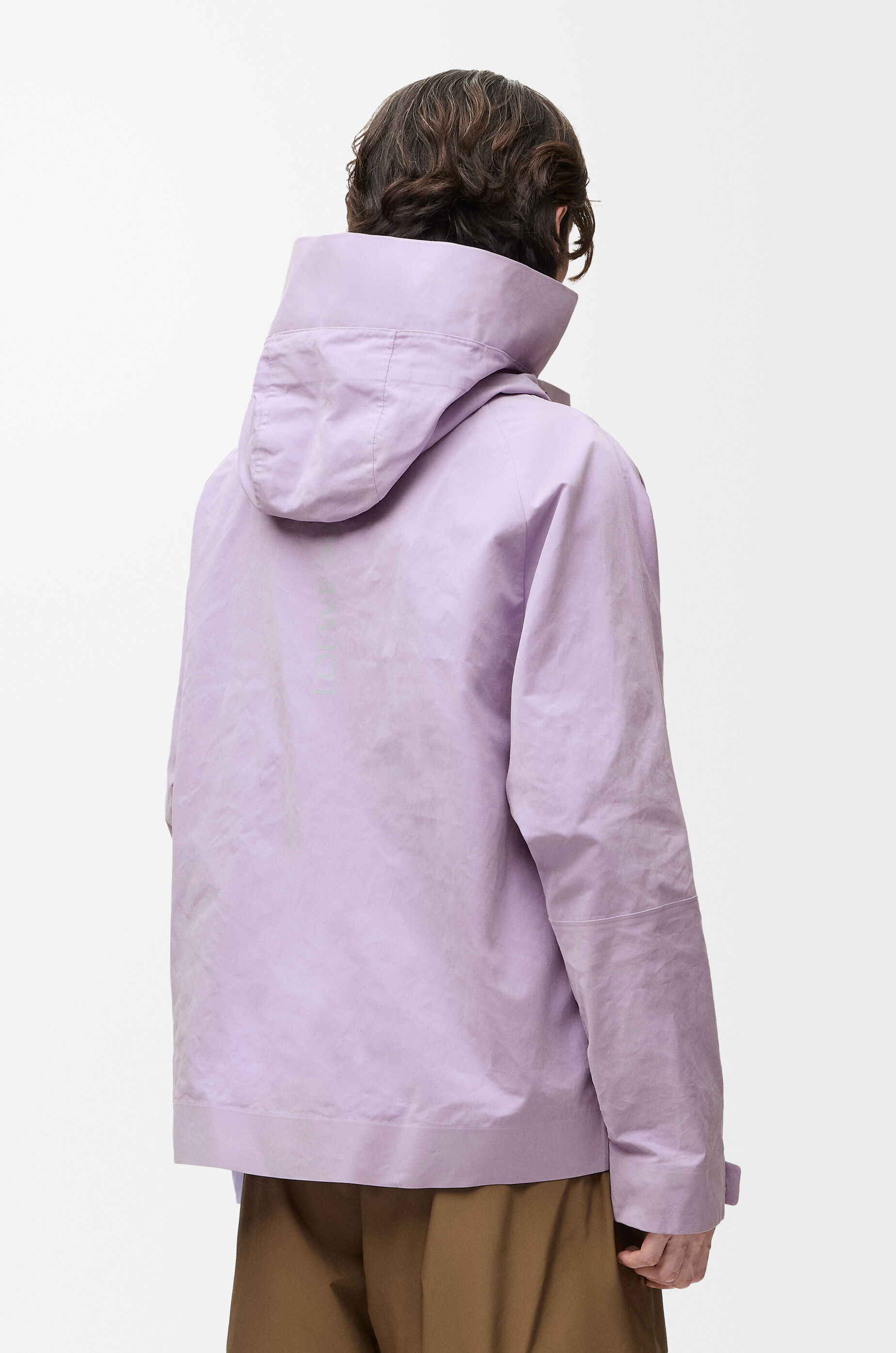 ショート パーカー（テクニカルコットン） パープル - LOEWE