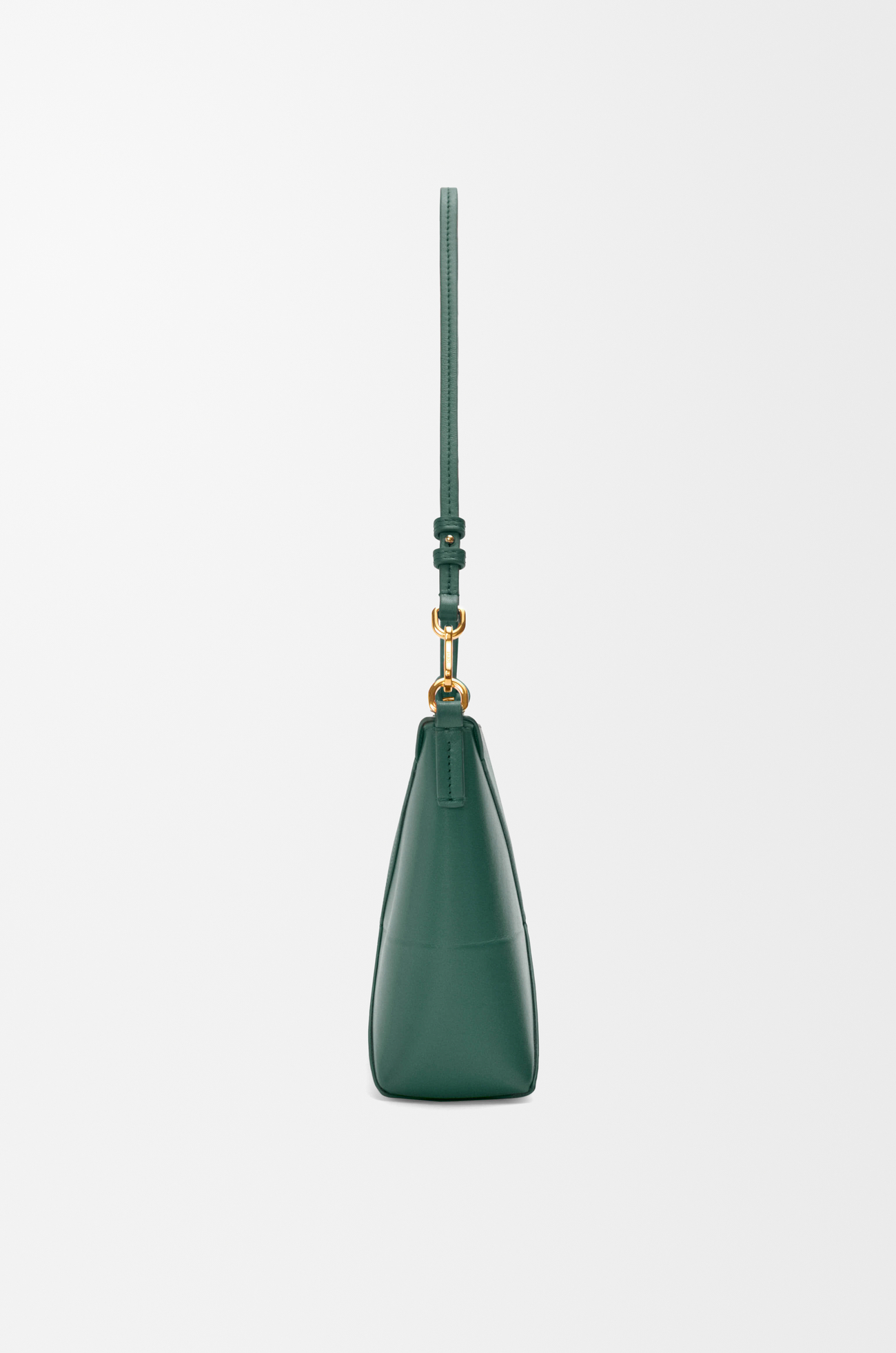 LOEWE Puzzle Fold pouch in shiny nappa calfskin Vetiver