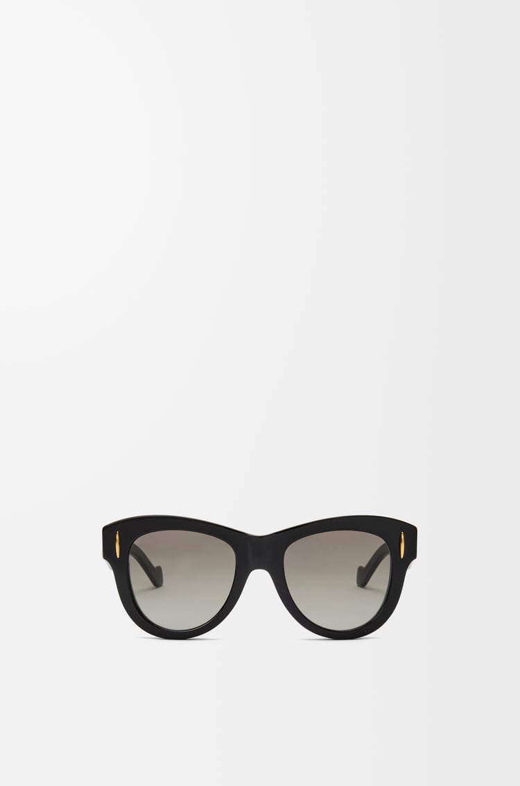 LOEWE 復古 Screen 太陽眼鏡 黑色