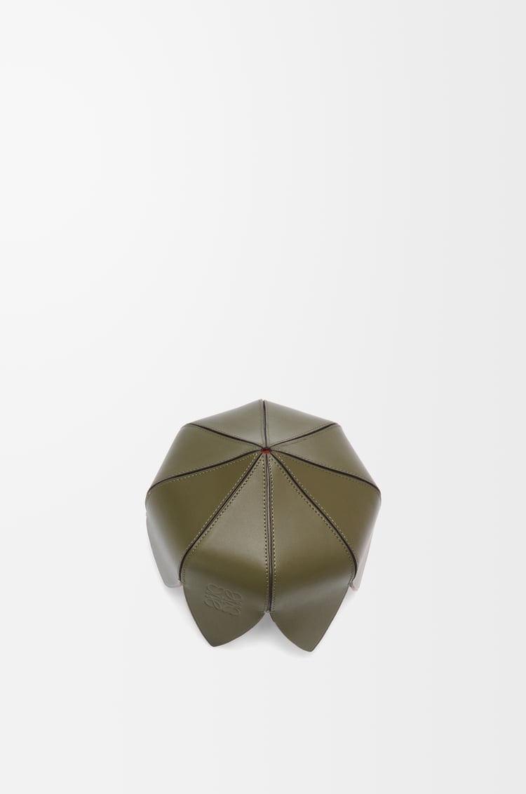 LOEWE Cactus pin tray in soft calfskin Bottle Green