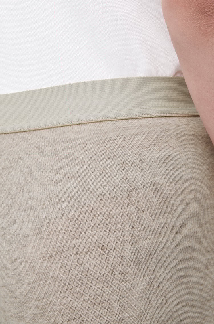 LOEWE Shorts in cotton and wool Beige