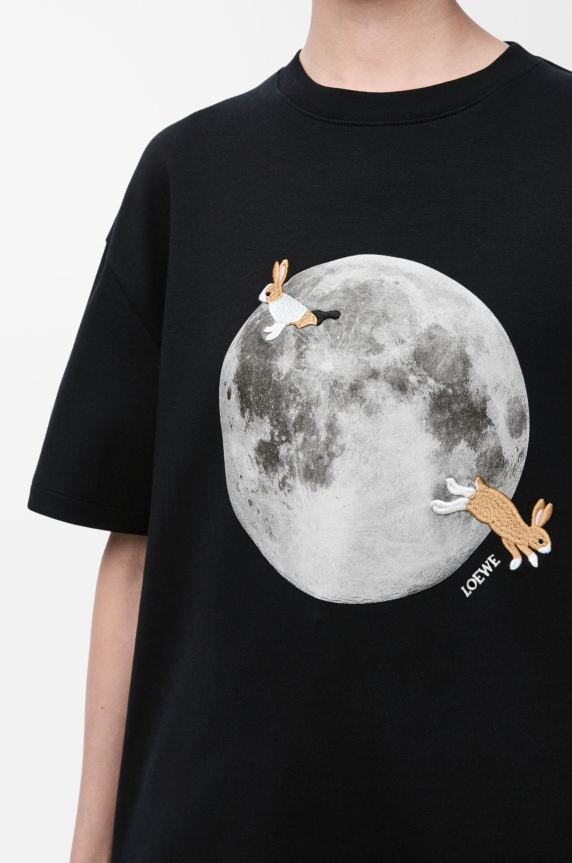 Relaxed fit T-shirt in cotton Black - LOEWE Relaxed fit T-shirt in cotton Black - LOEWE