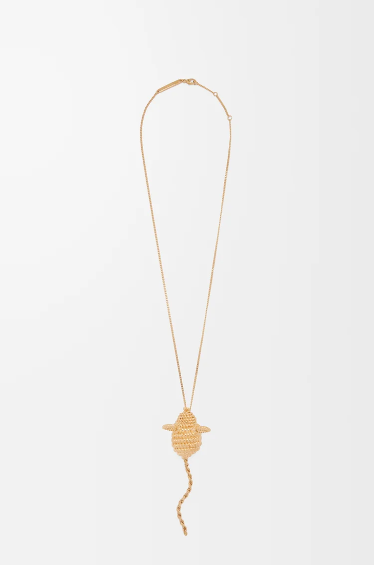 LOEWE Collar Mouse Dorado