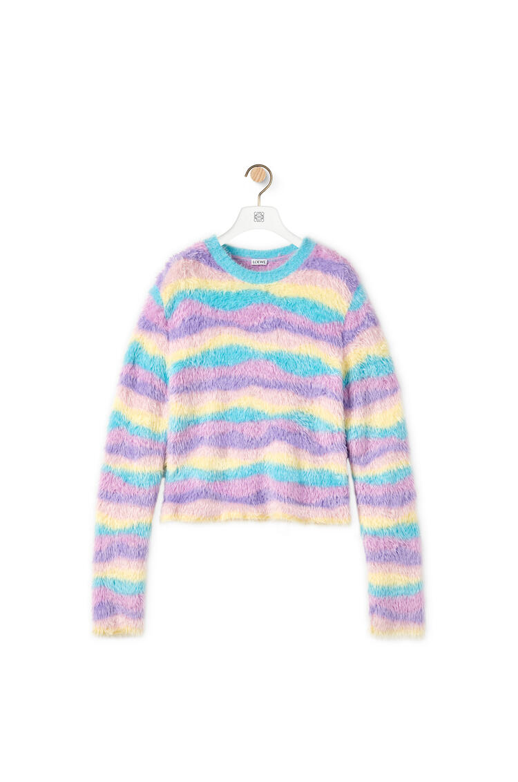 LOEWE Multicolour stripe sweater Pink Multitone pdp_rd