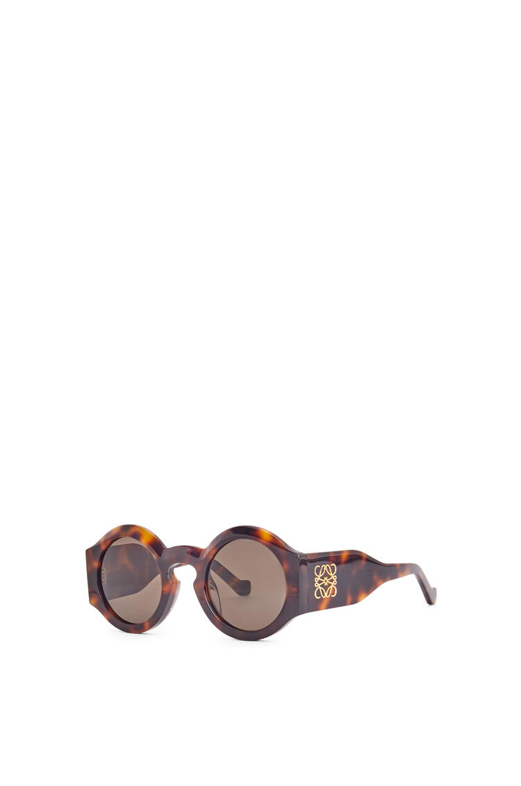 LOEWE Curved sunglasses in acetate Shiny Classic Havana pdp_rd