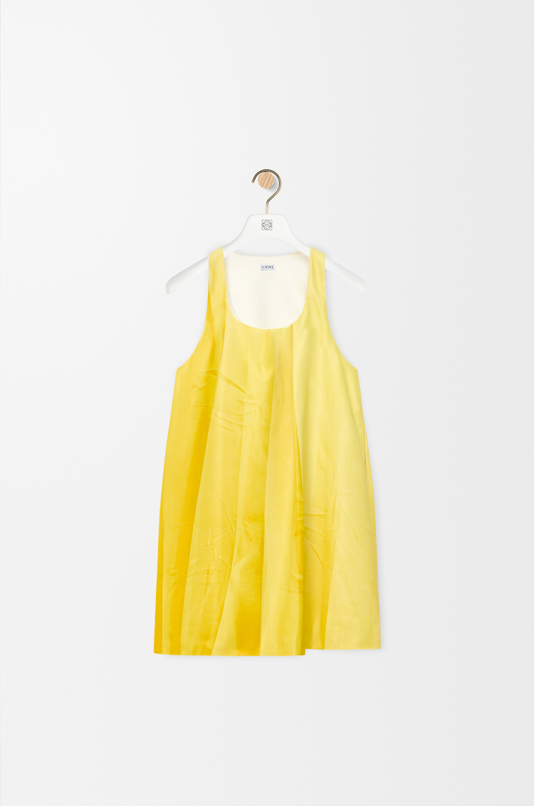 LOEWE 納帕小羊皮洋裝 黃色