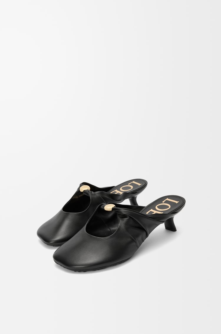 LOEWE ペブル ソフト ミュール（ナパラム） ブラック