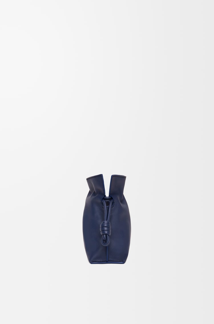 LOEWE Bolso Flamenco Clutch mini en piel napa de ternera Azul Abismo