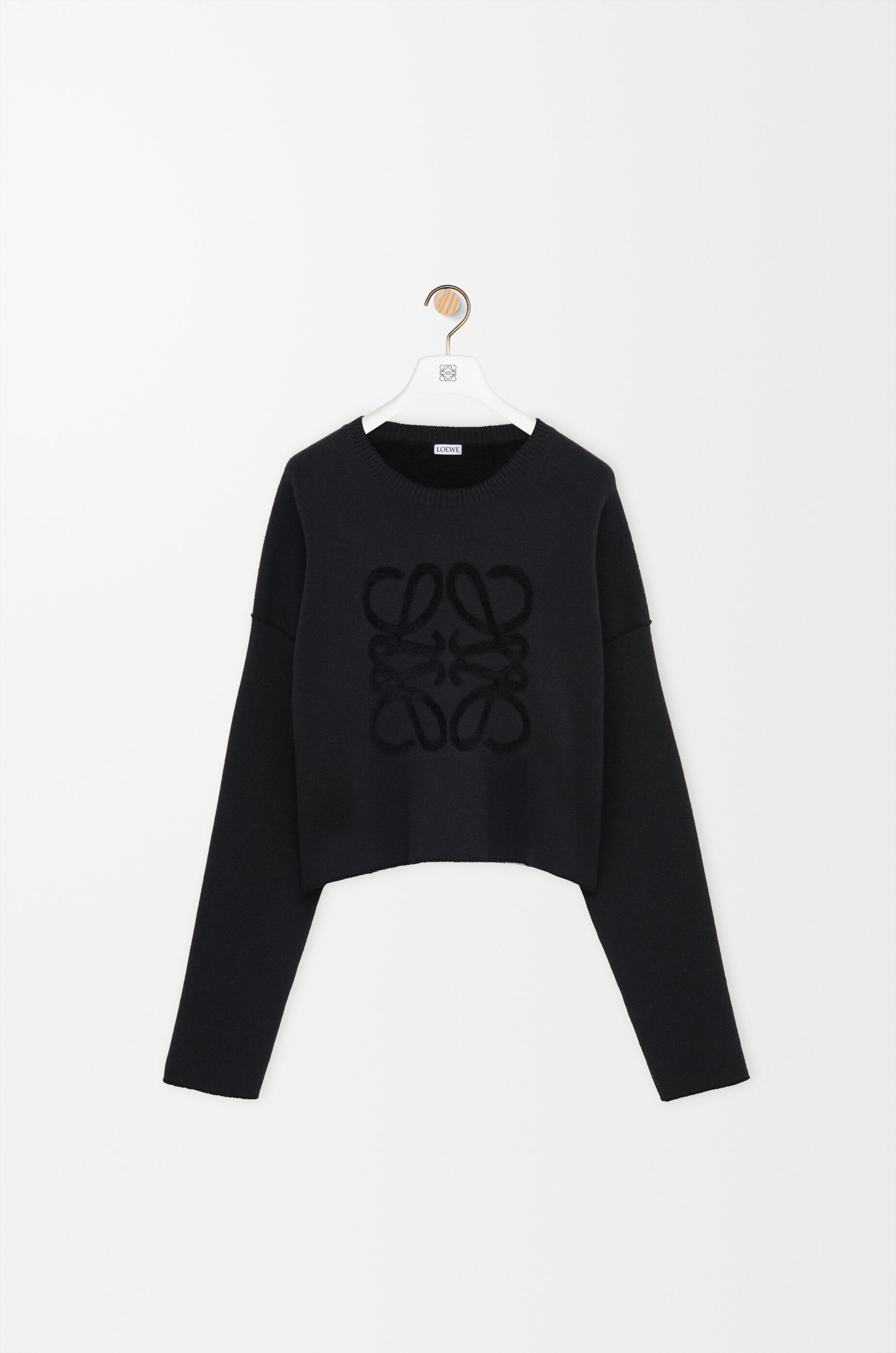 アナグラム セーター（ウール ブレンド） ブラック - LOEWE