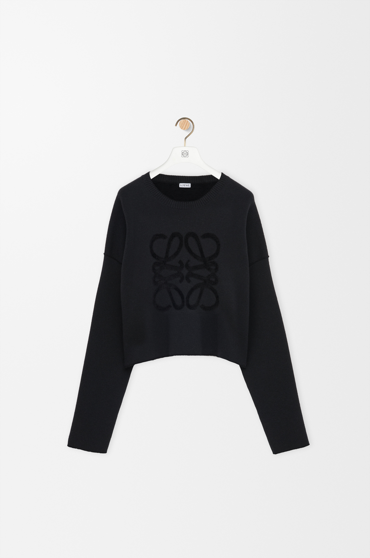 LOEWE Jersey Anagram en mezcla de lana Negro