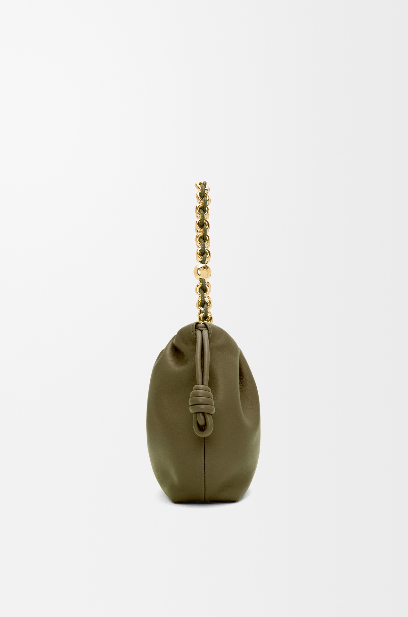 LOEWE Bolso Flamenco Purse mini en piel napa de cordero Verde Caqui Oscuro plp_rd
