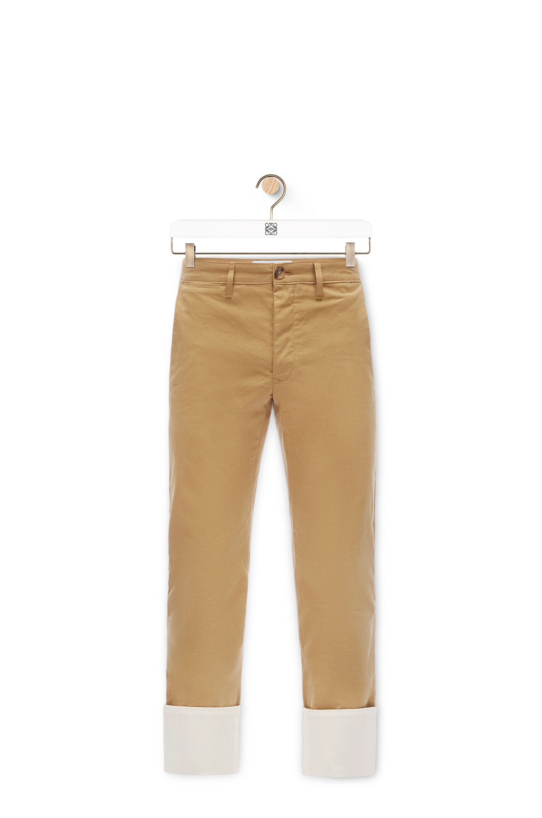 日本全国送料無料商品 特集 CHINO UP TURN TROUSERS LOEWE - Beige Sサイズ