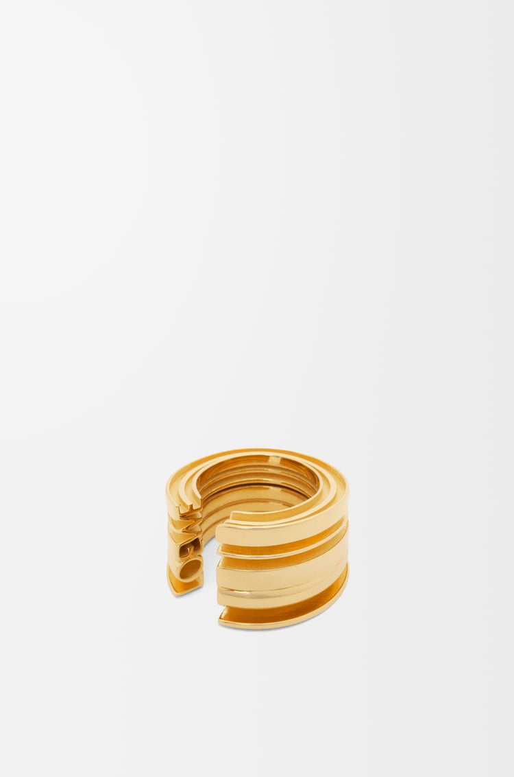 LOEWE LOEWE Graphic ring in sterling silver Gold