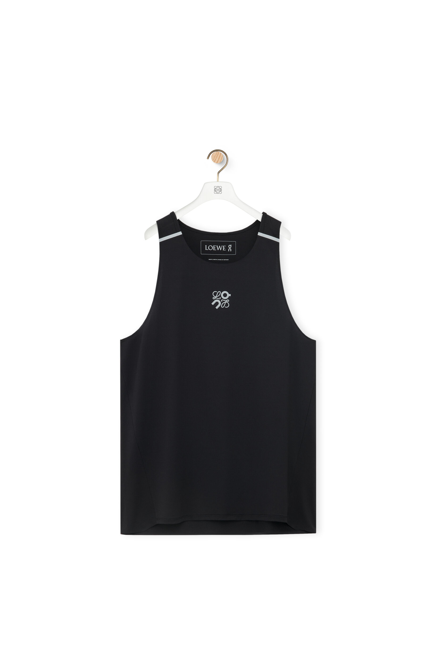 Performance tank top in technical jersey Black - LOEWE