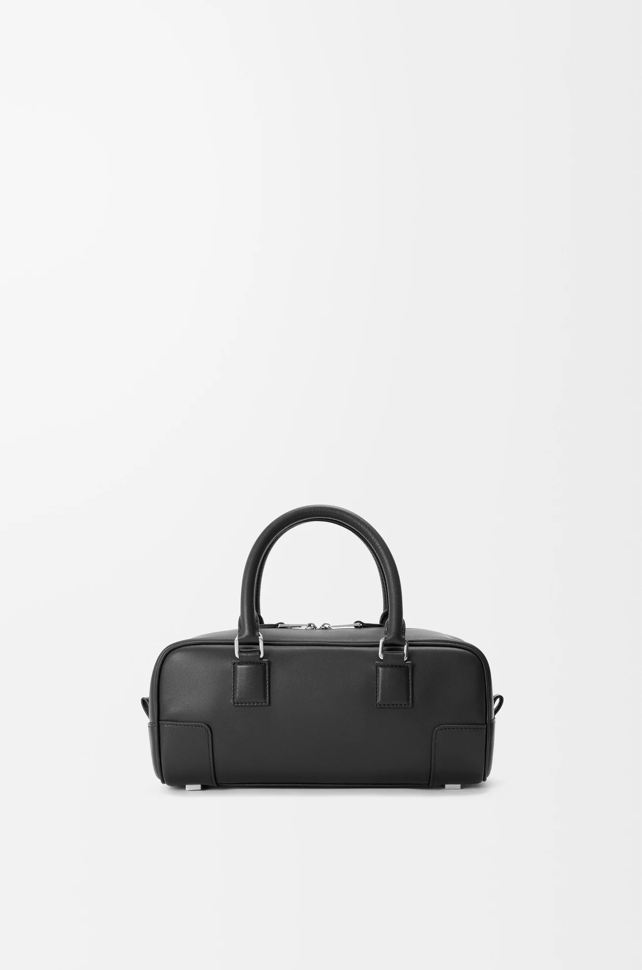 LOEWE 亮面牛皮革 Amazona 23 Cropped 手袋 黑色