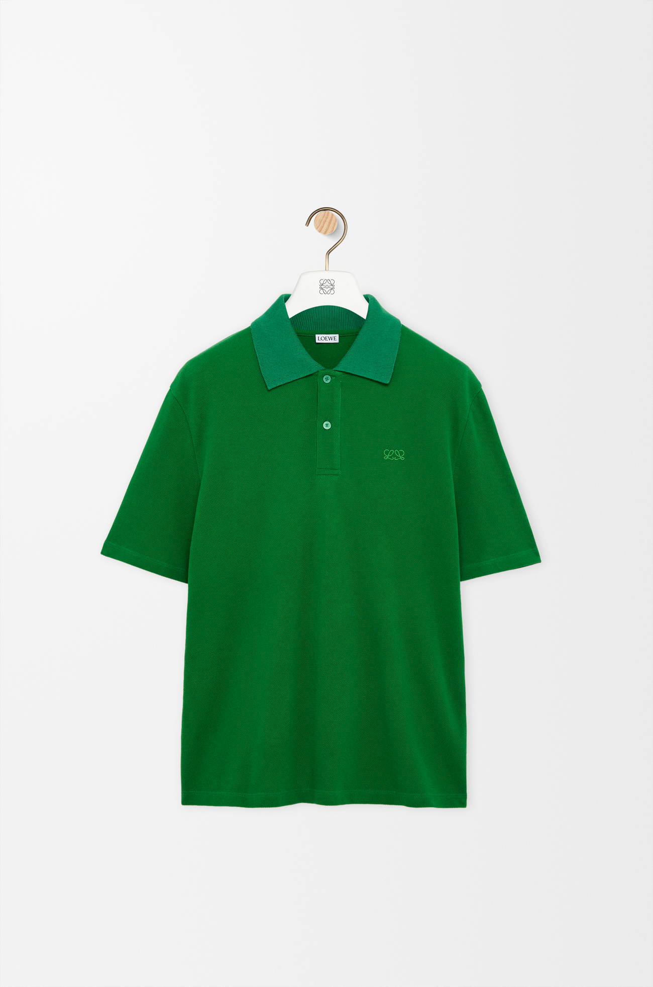 LOEWE Polo in cotton Green