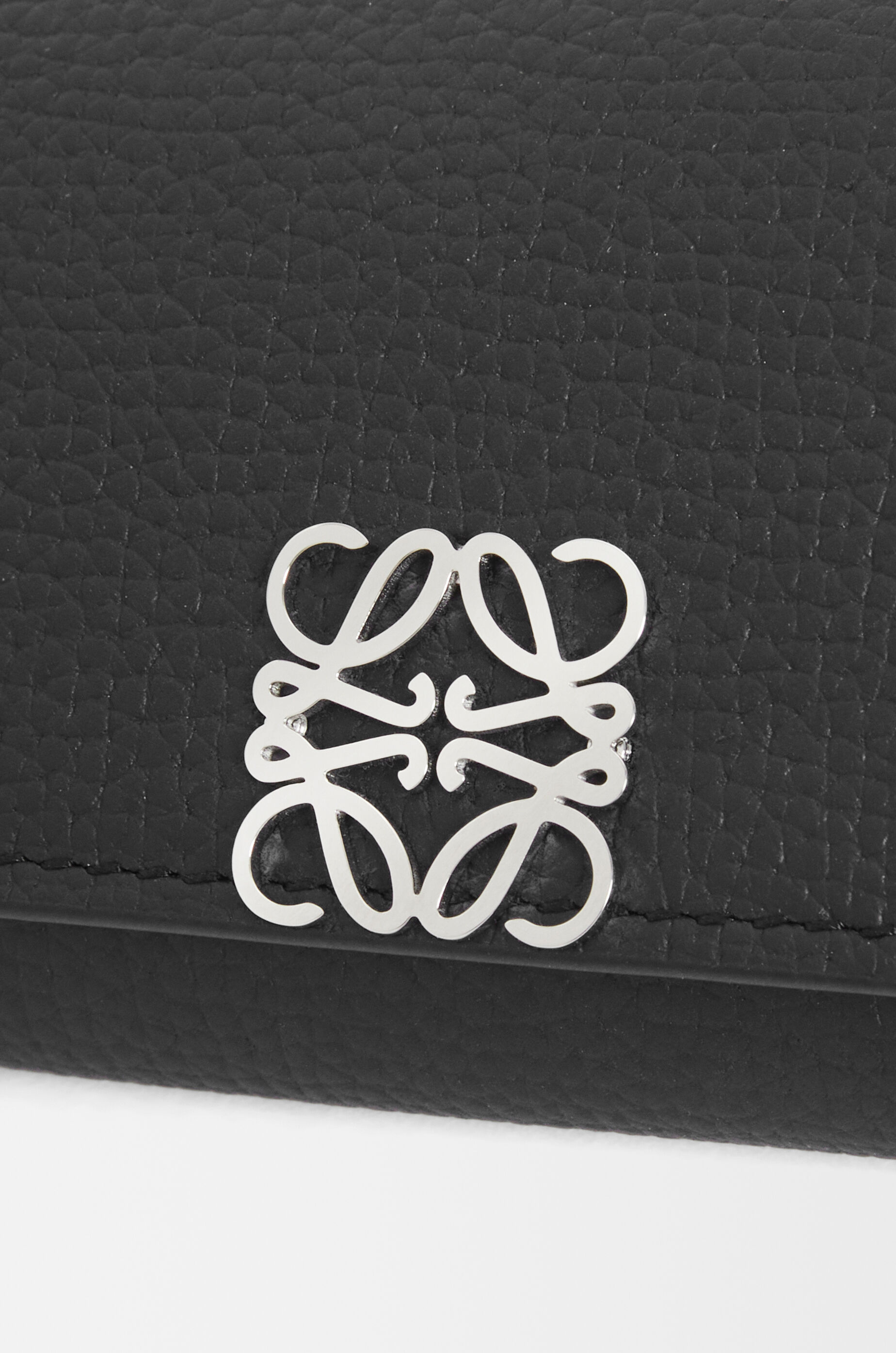 LOEWE/アナグラム キーケース（ペブルグレインカーフ）　【美品】 アナグラム キーケース（ペブルグレインカーフ） ブラック - LOEWE