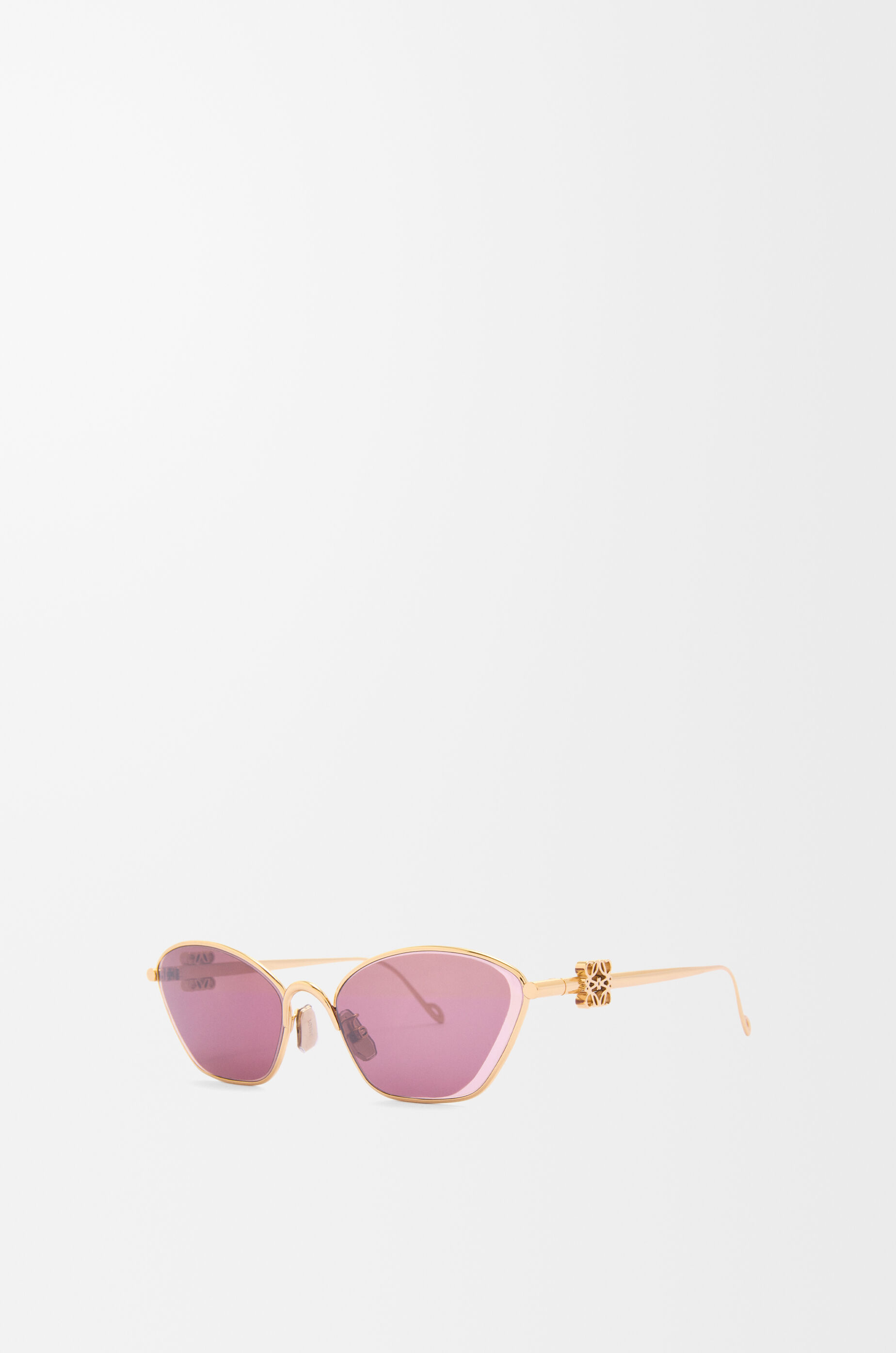 Anagram hexagonal sunglasses Burgundy - LOEWE
