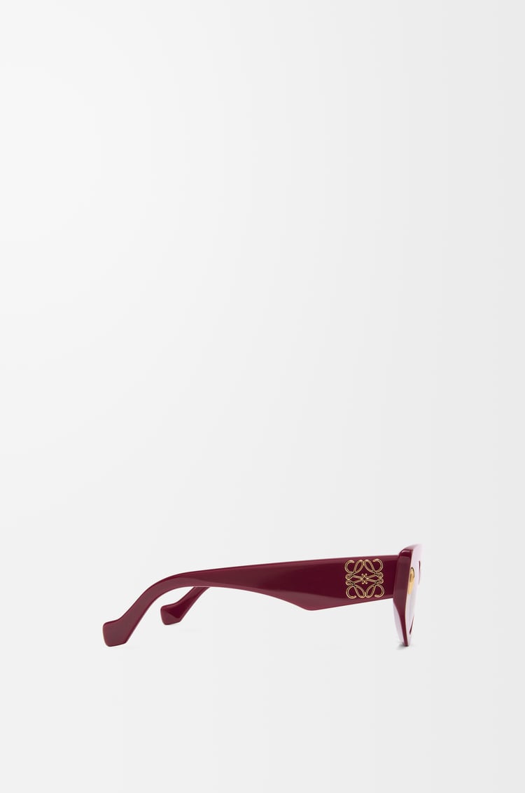LOEWE 小号 Butterfly Screen 太阳镜 勃艮第红